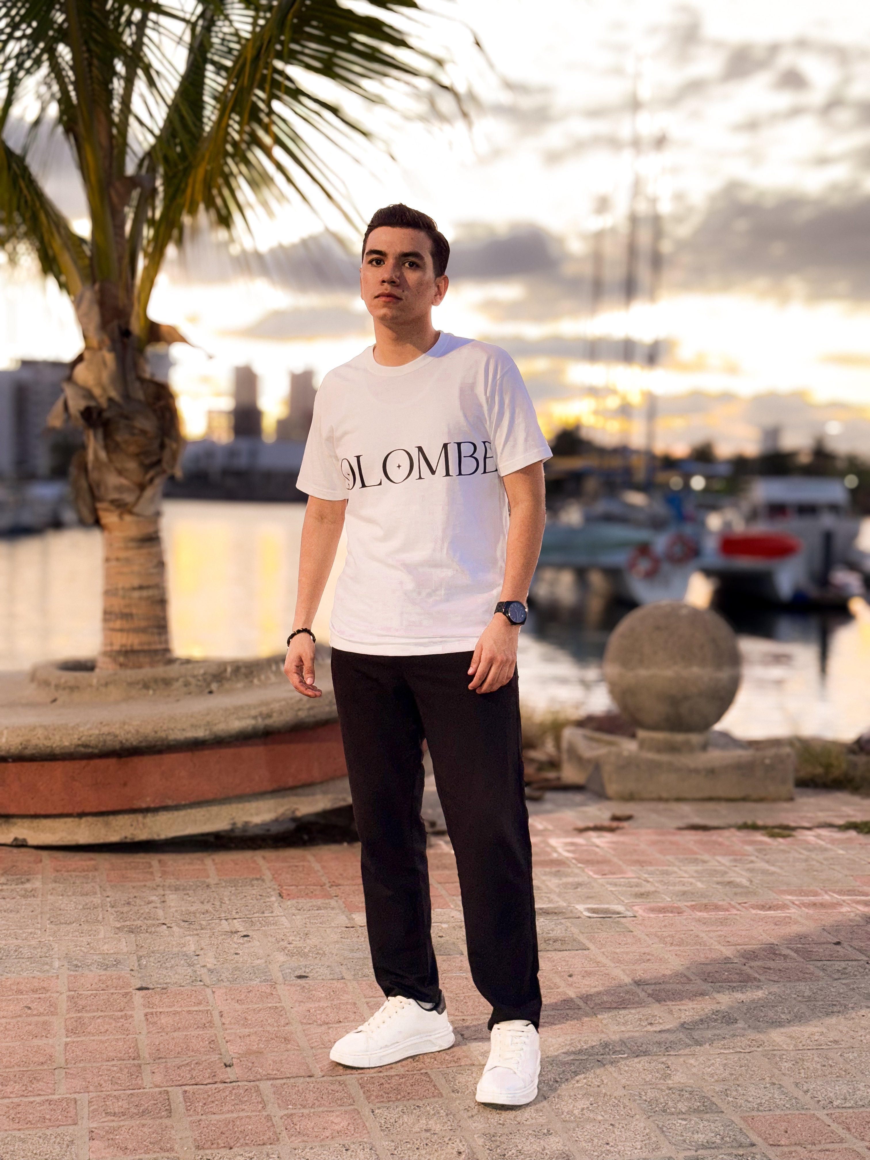 Estampado Colombe Blanca