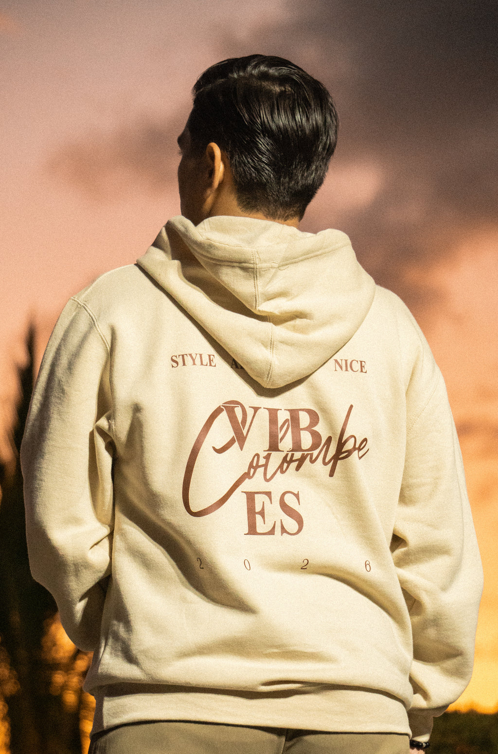 Sudadera beige