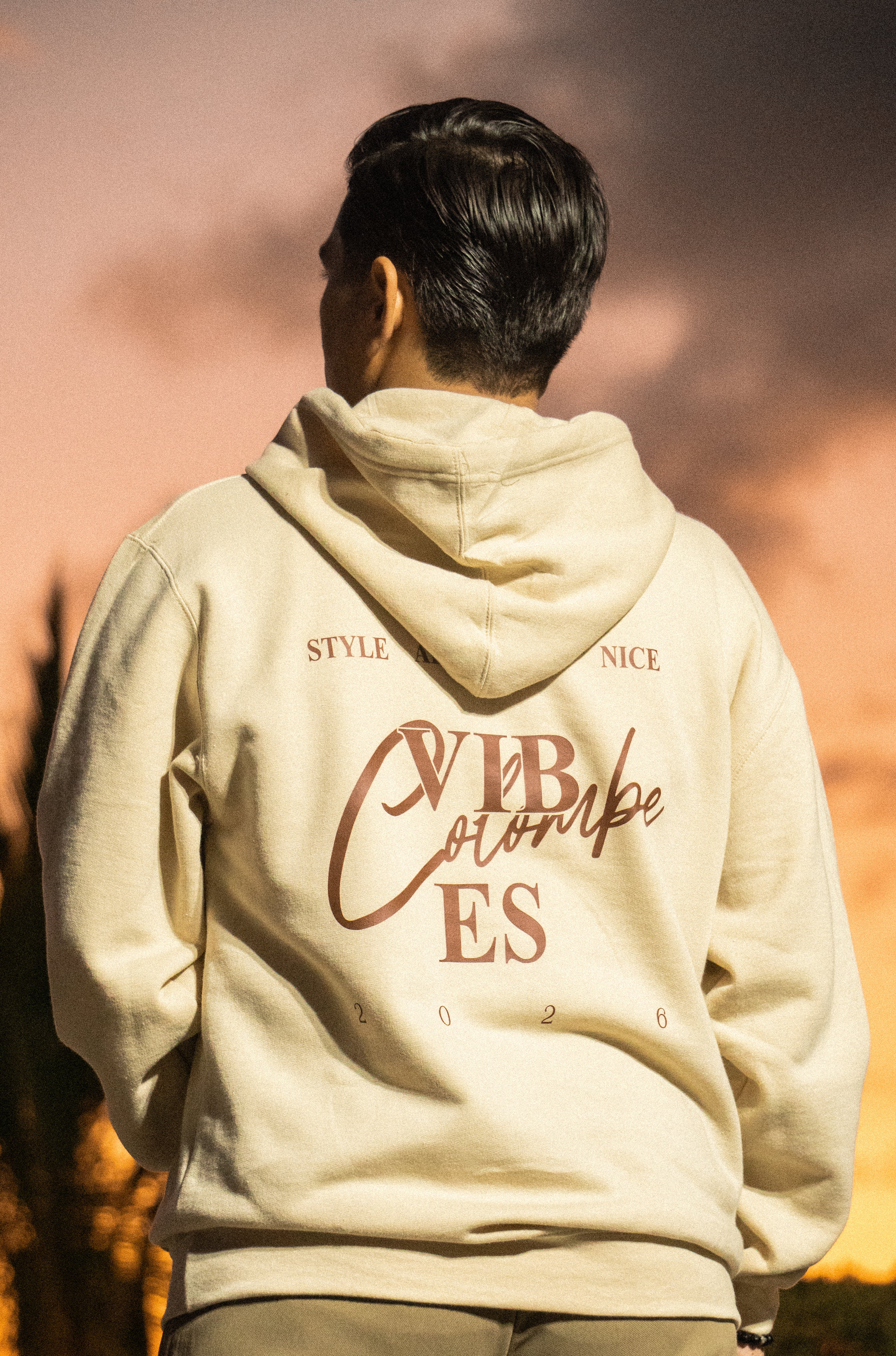 Sudadera beige