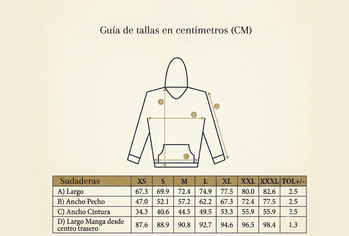 Sudadera beige